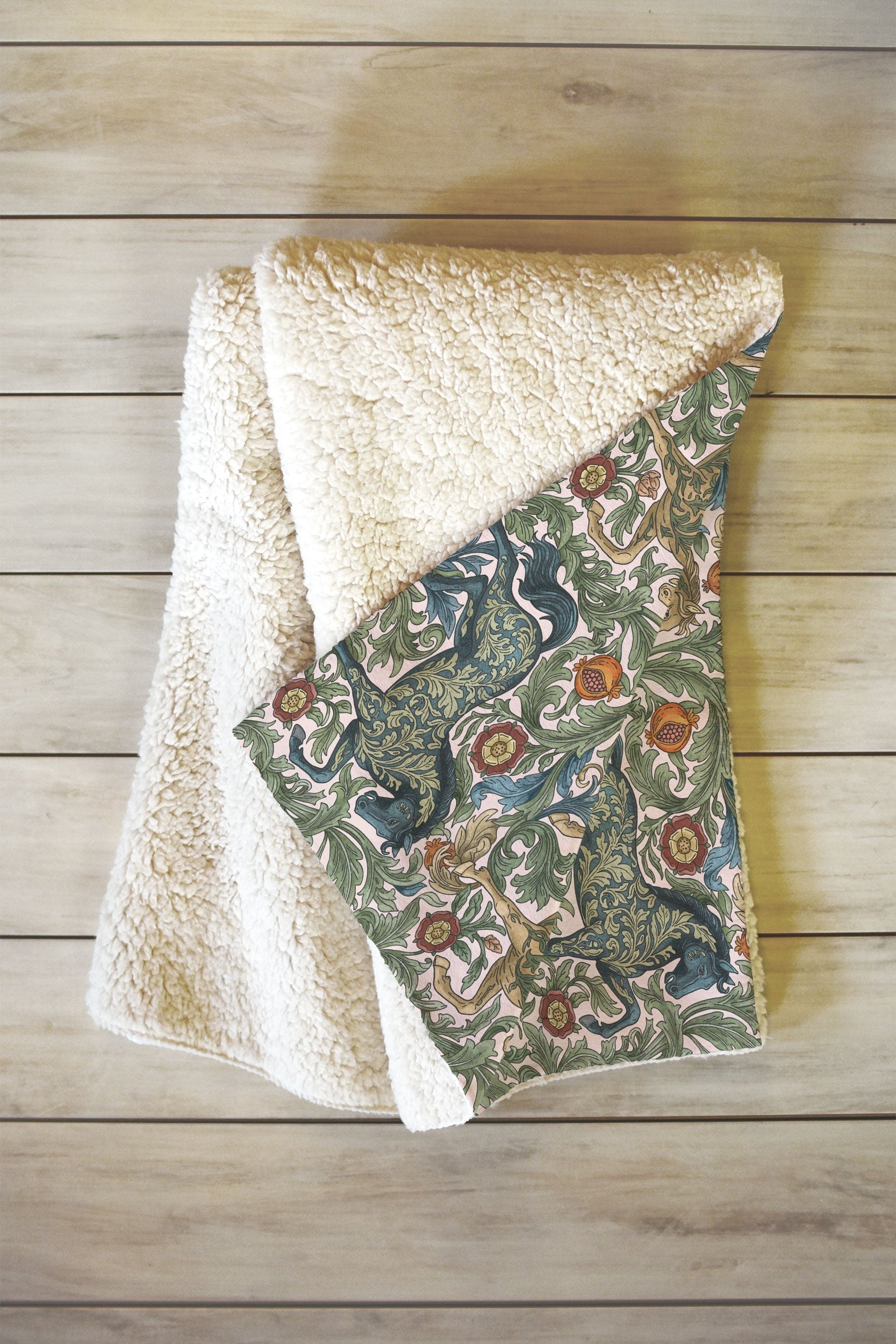 Marta Barragan Camarasa Renaissance Horse Garden Fleece Throw Blanket