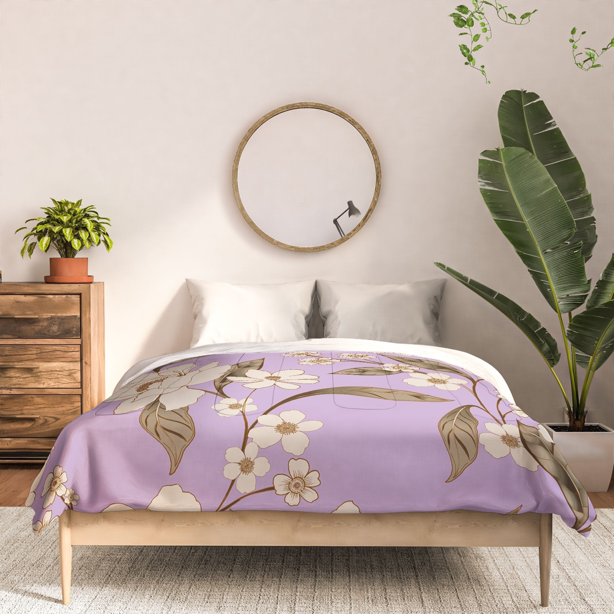 Gabriela Fuente Roberta lilac Comforter