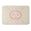 Little Om Celestial Sun cream Memory Foam Bath Mat