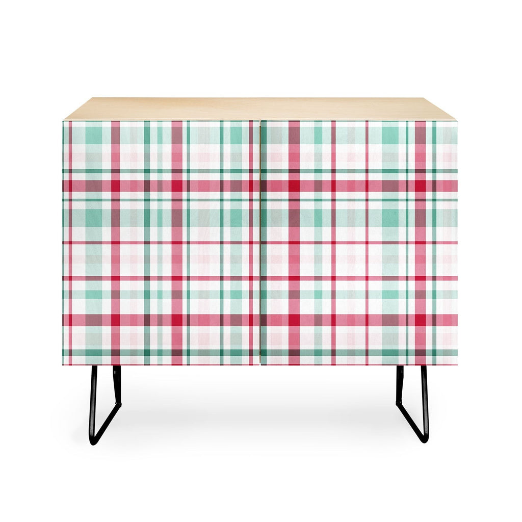 Lisa Argyropoulos Merry Vintage Plaid Credenza