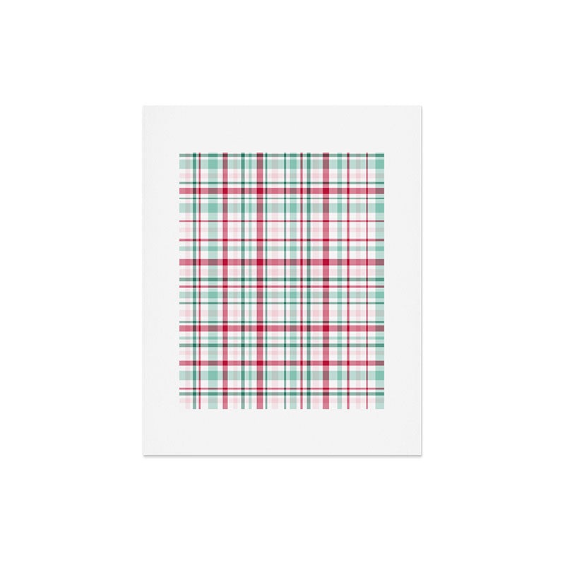 Lisa Argyropoulos Merry Vintage Plaid Art Print