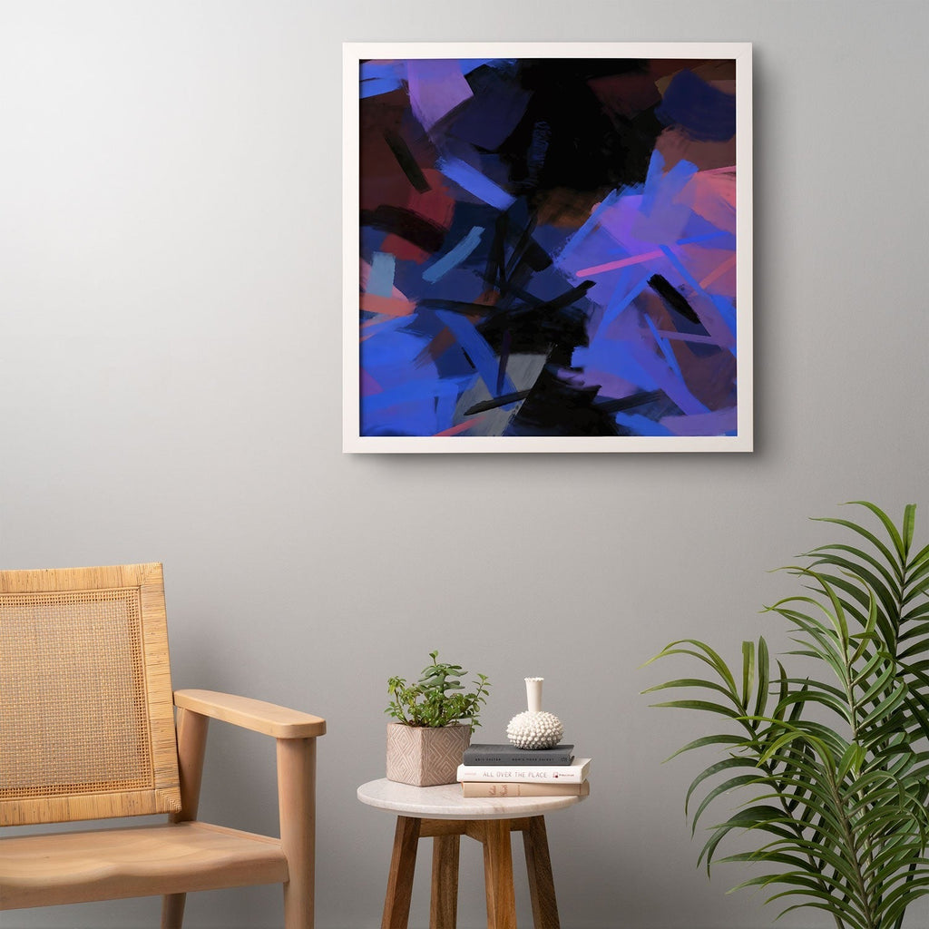83 Oranges Midnight Sparks Framed Wall Art