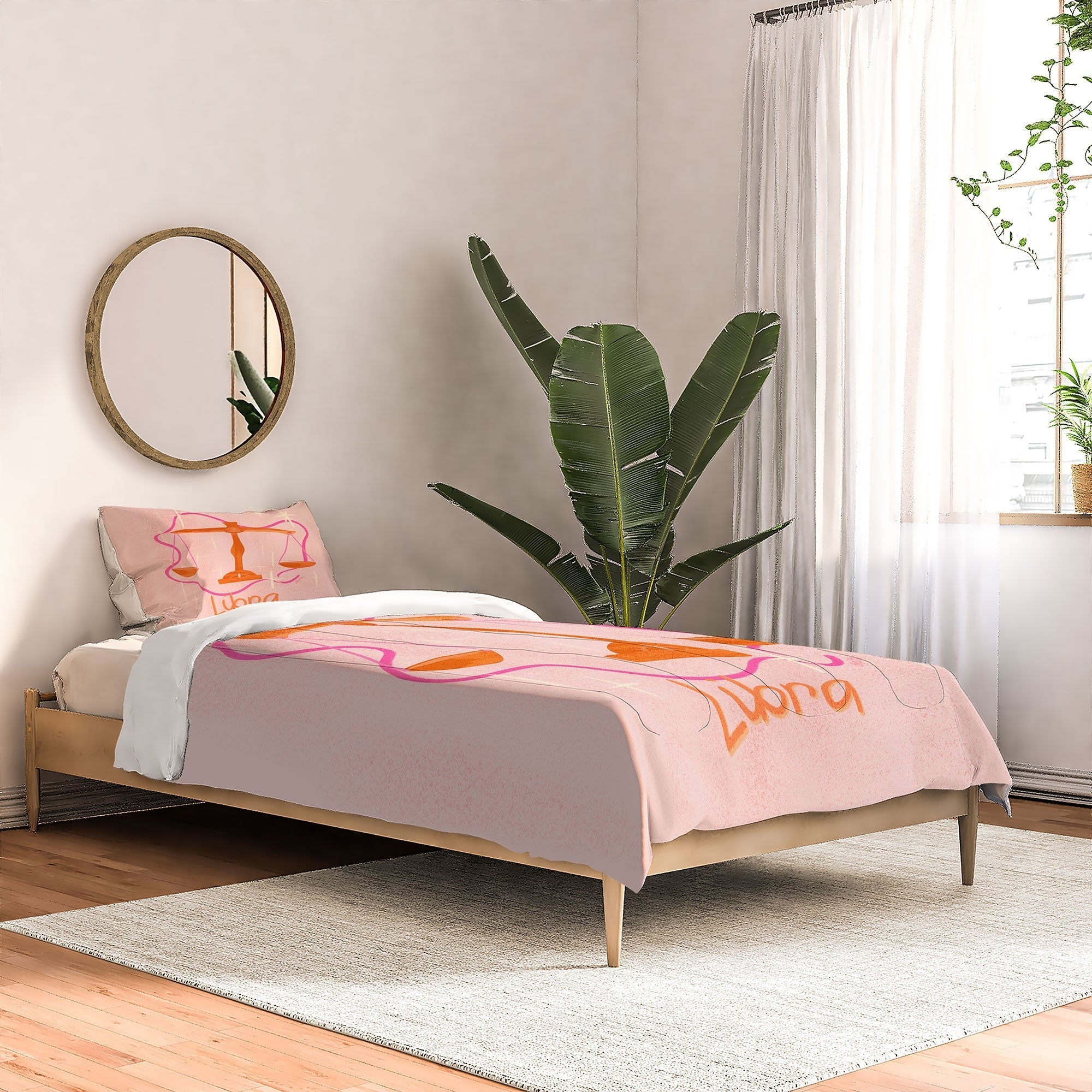 Little Om Zodiac Signs Libra Comforter