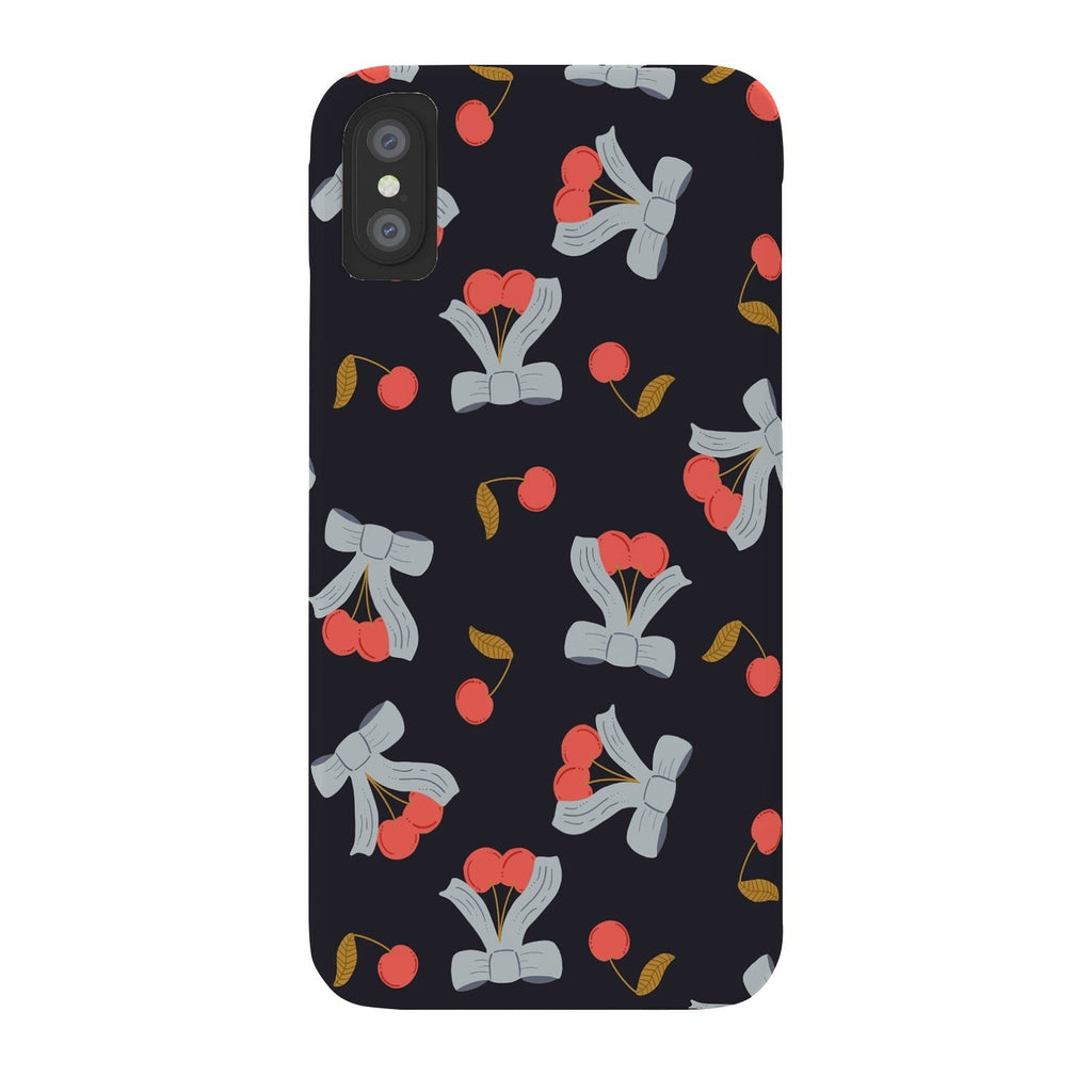 Jennifer Labre Cherries and Bows Phone Case