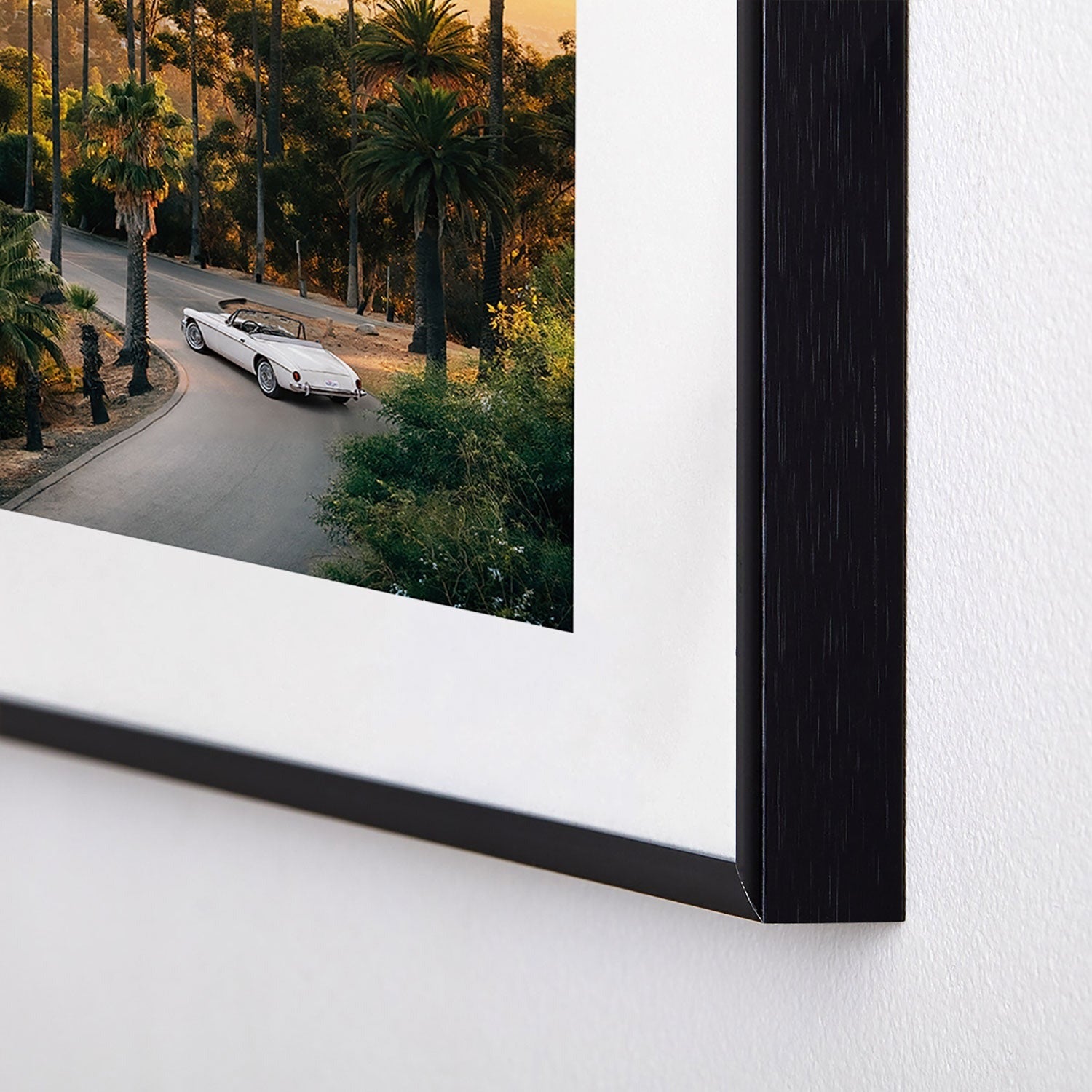 Gal Design Sunset Blvd Metal Framed Art Print