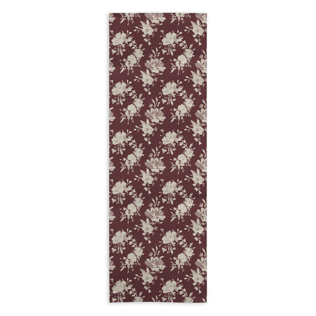 Marta Barragan Camarasa Antique Petal Romance Yoga Towel