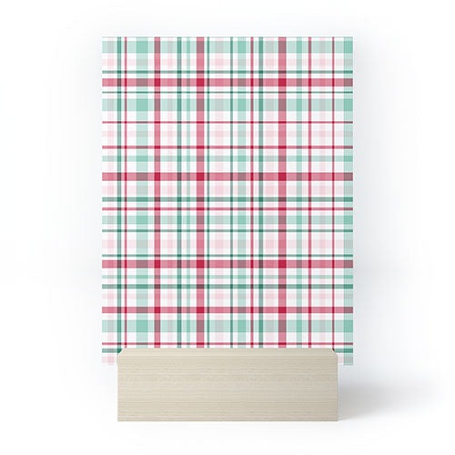 Lisa Argyropoulos Merry Vintage Plaid Mini Art Print