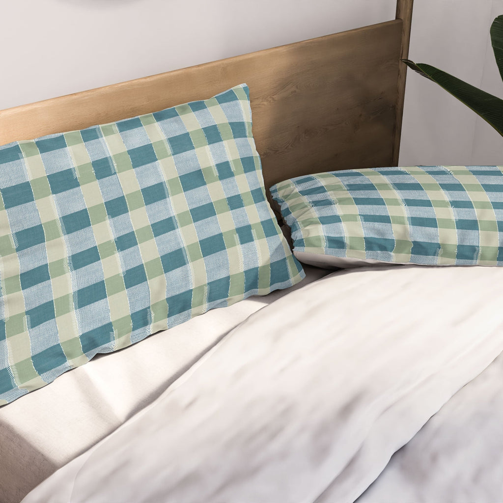 Marta Barragan Camarasa Country Style Checks Pillow Shams