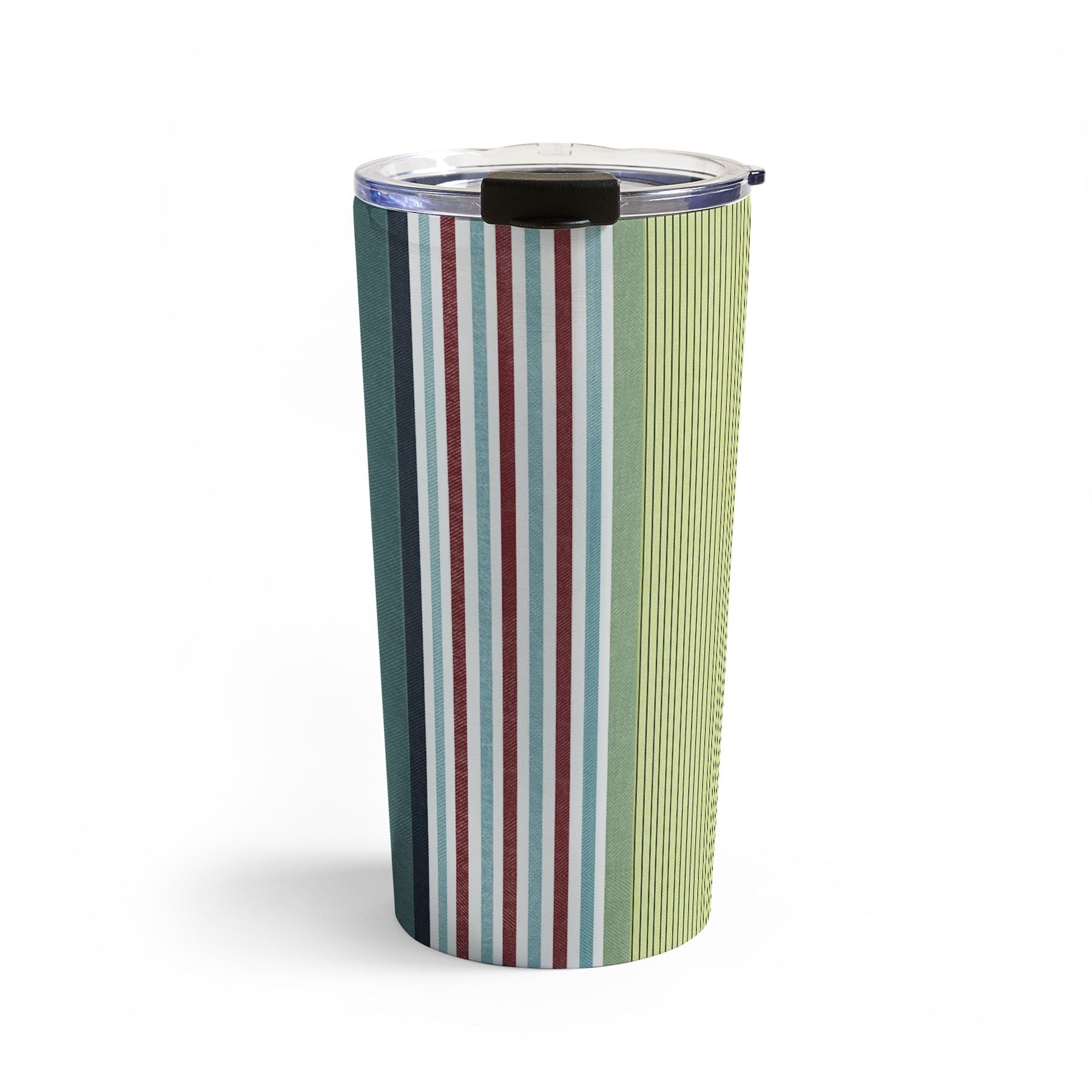 Marta Barragan Camarasa Colorful Stripe Delight Travel Mug