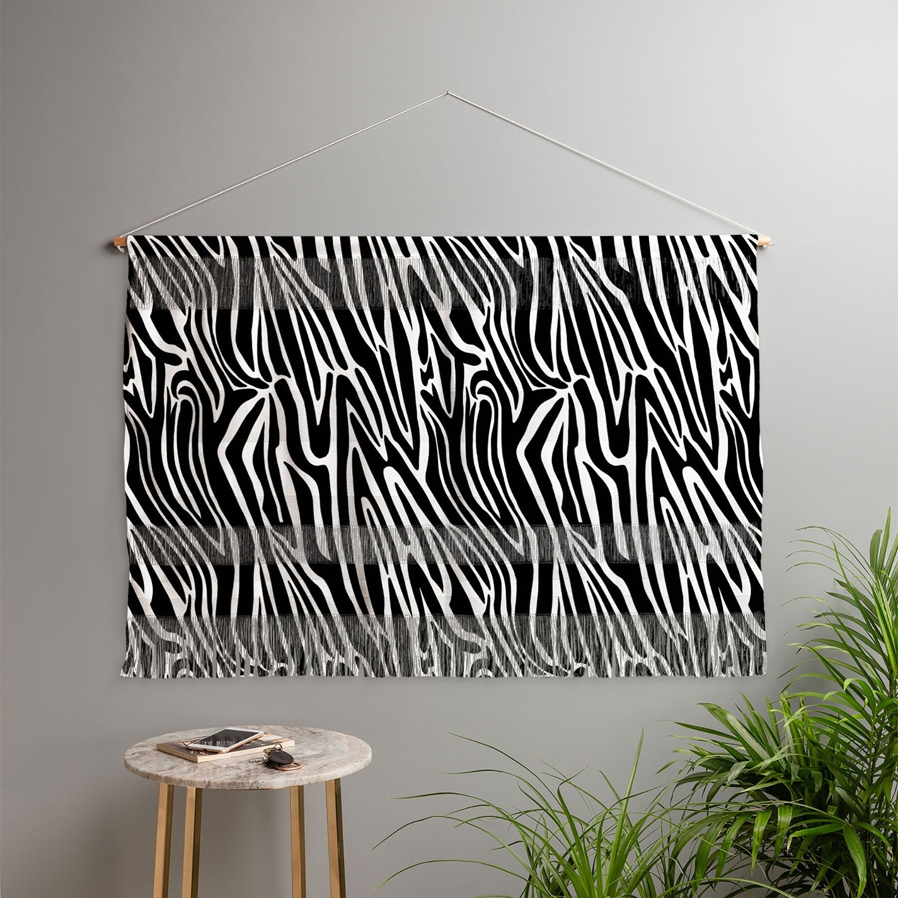 Jennifer Labre Wild Zebra Wall Hanging Landscape