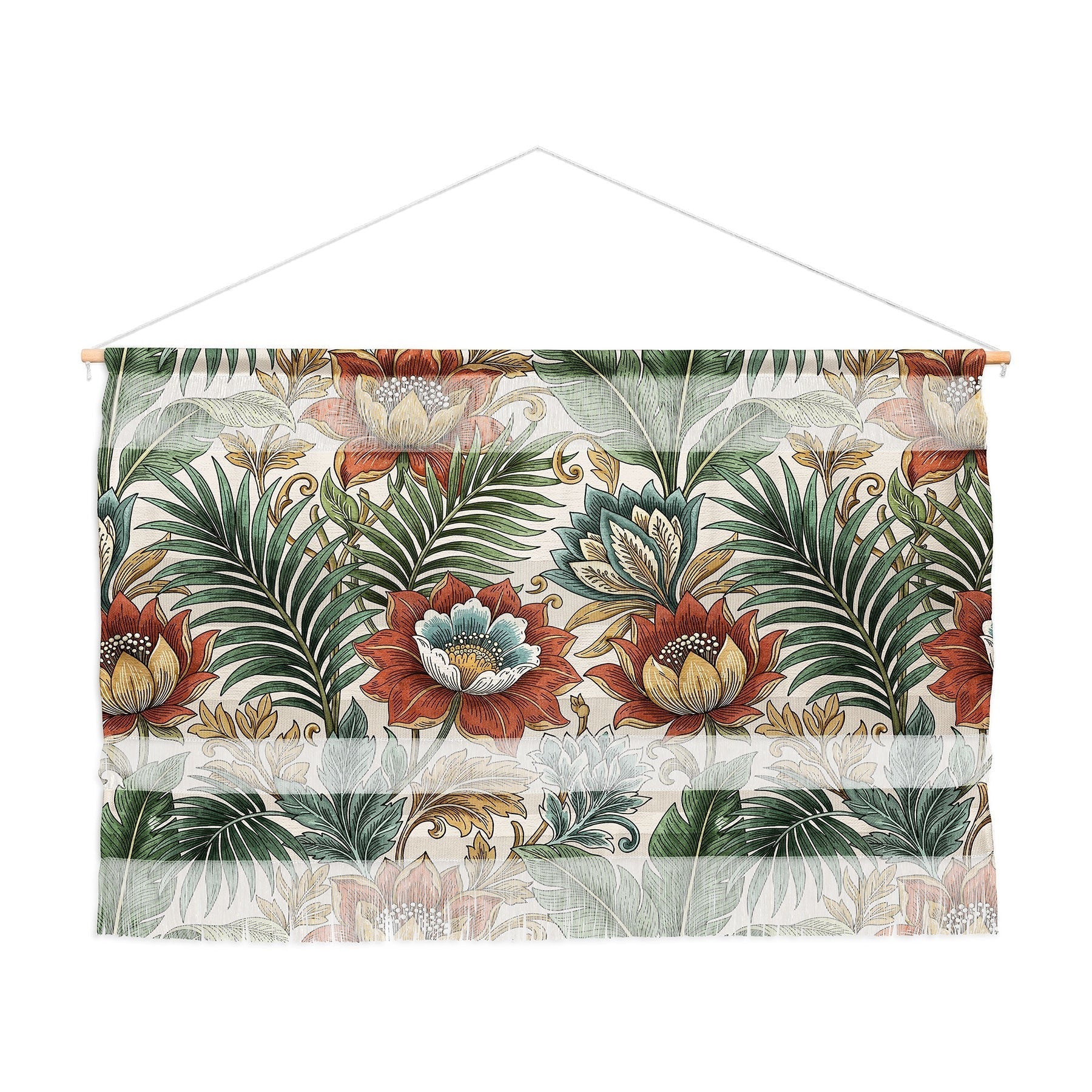 Marta Barragan Camarasa Retro Jungle Garden Wall Hanging Landscape