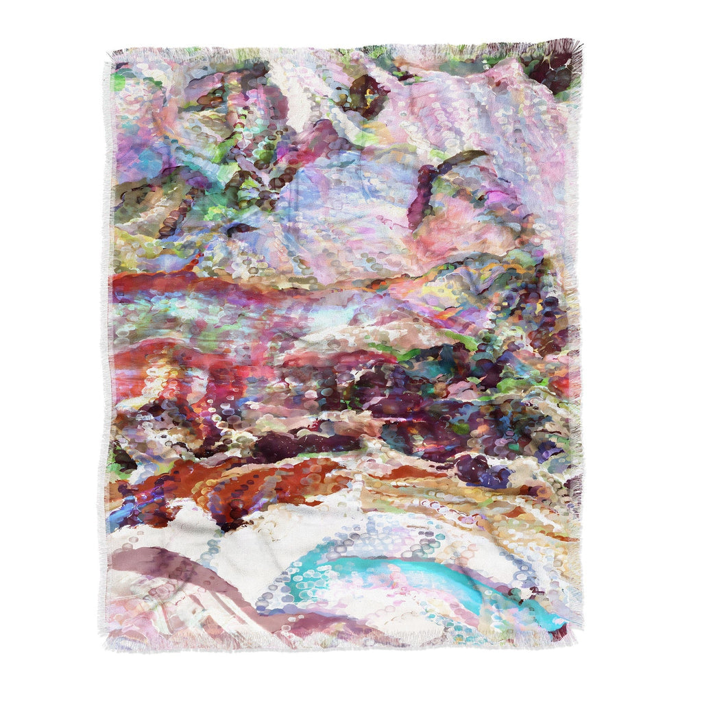 83 Oranges Sequin Haze Throw Blanket