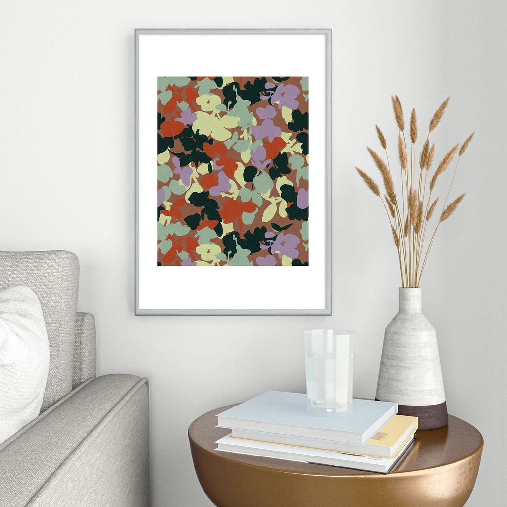 Marta Barragan Camarasa Retro Bloom Medley Metal Framed Art Print