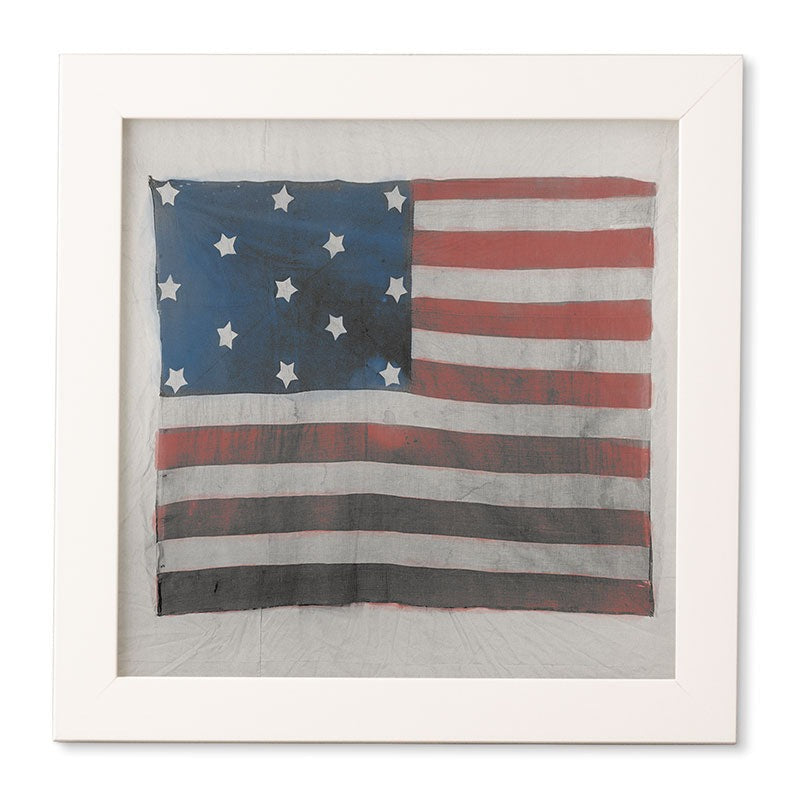 DENY Designs Flag Attributed to Elizabeth Schuyler Hamilton Framed Wall Art