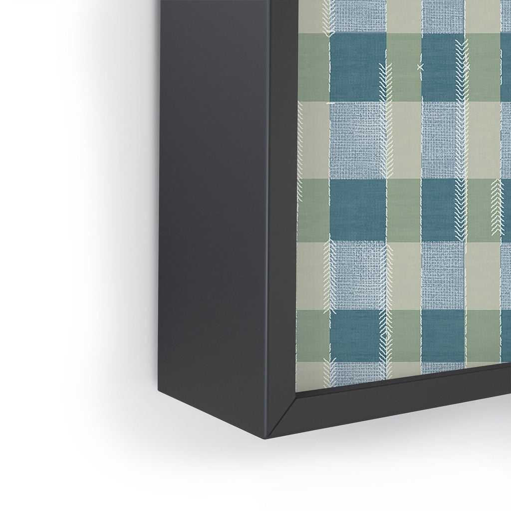Marta Barragan Camarasa Country Style Checks Framed Mini Art Print