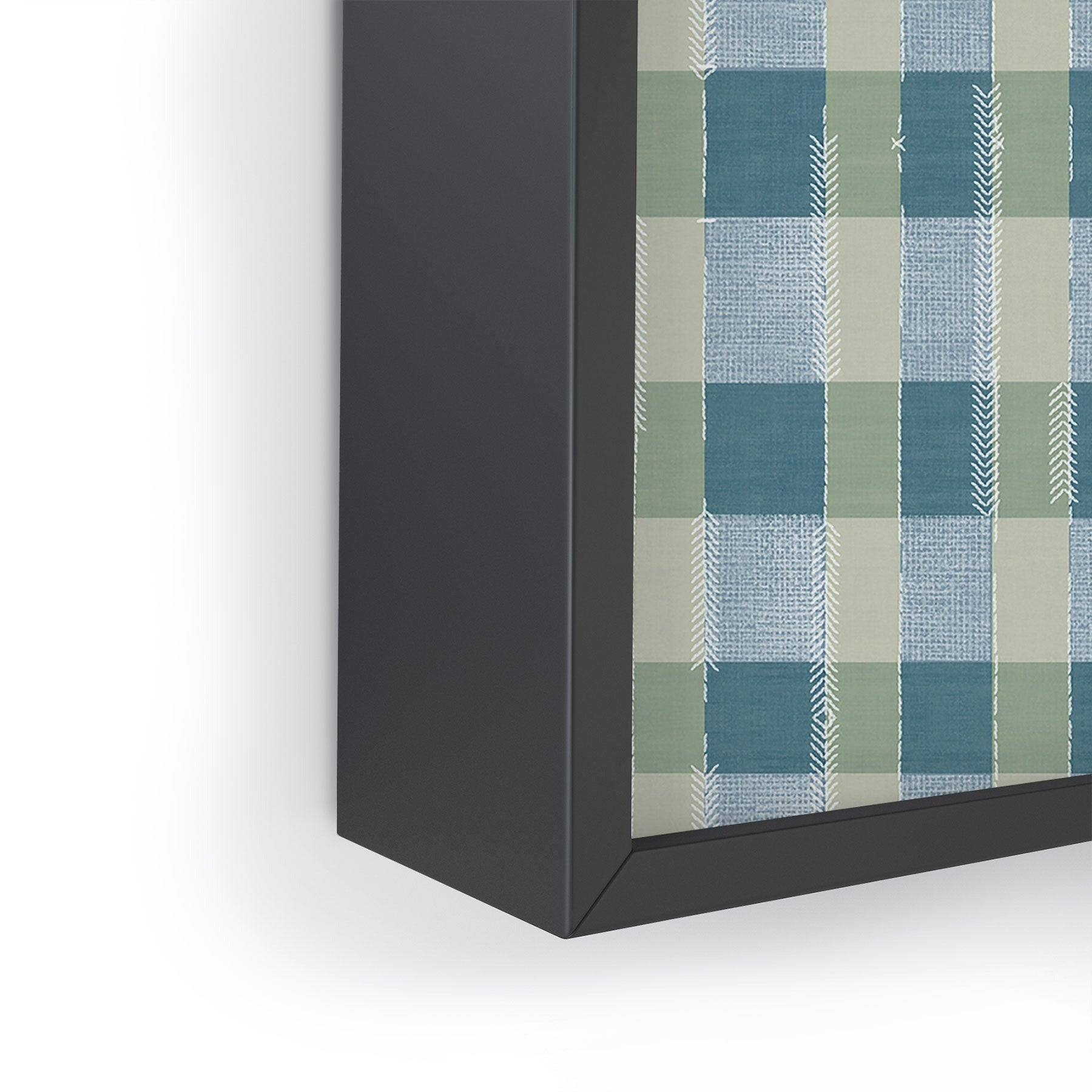 Marta Barragan Camarasa Country Style Checks Framed Mini Art Print