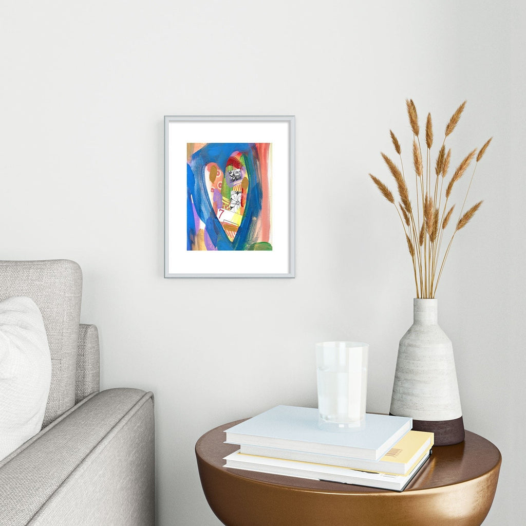 Natalie Baca Lucky in Love Metal Framed Art Print