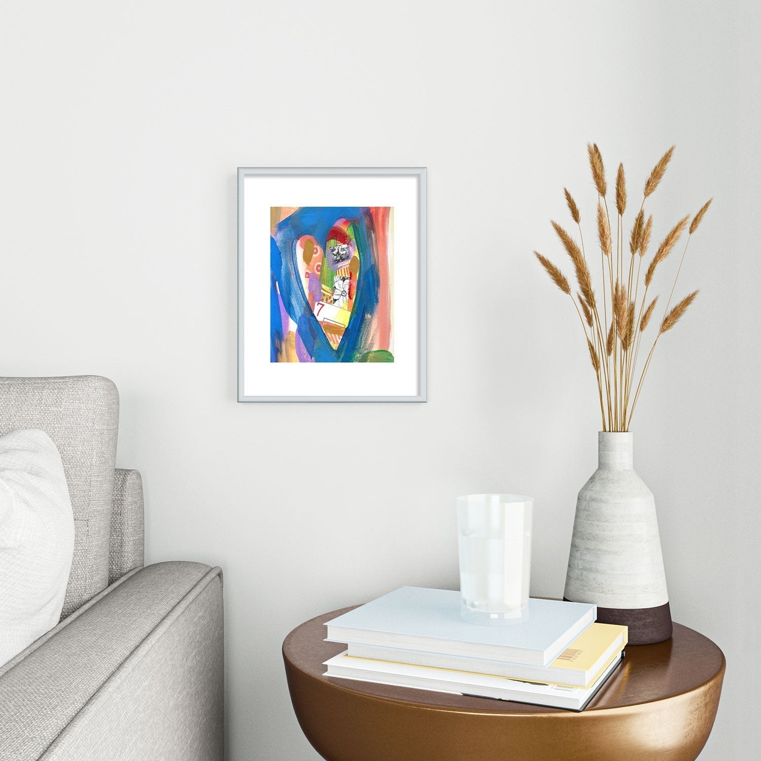 Natalie Baca Lucky in Love Metal Framed Art Print