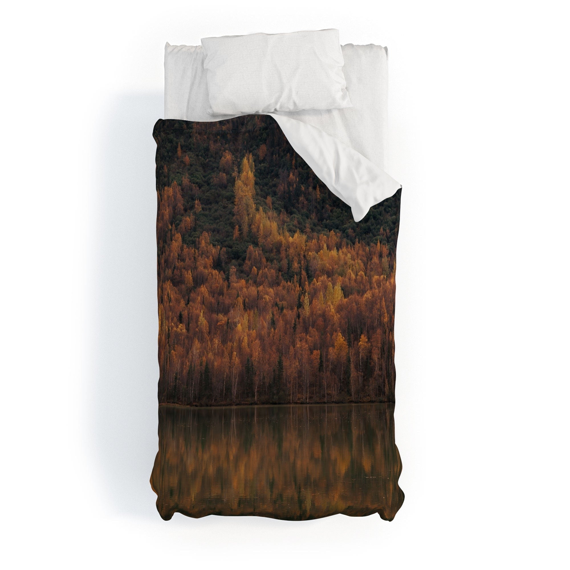 Hannah Kemp Fall Lake Duvet Cover