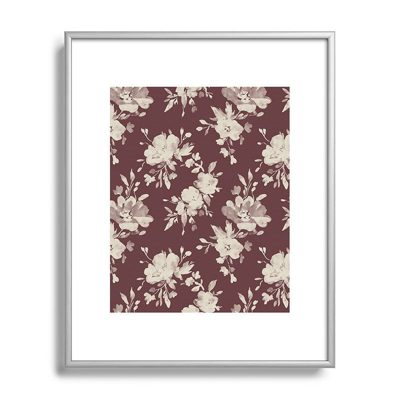 Marta Barragan Camarasa Antique Petal Romance Metal Framed Art Print