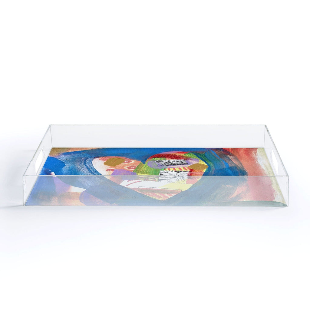 Natalie Baca Lucky in Love Acrylic Tray