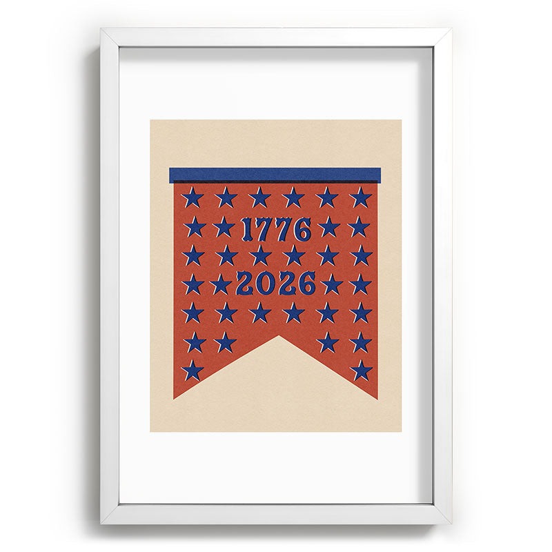 DENY Designs Star Banner Recessed Framing Rectangle