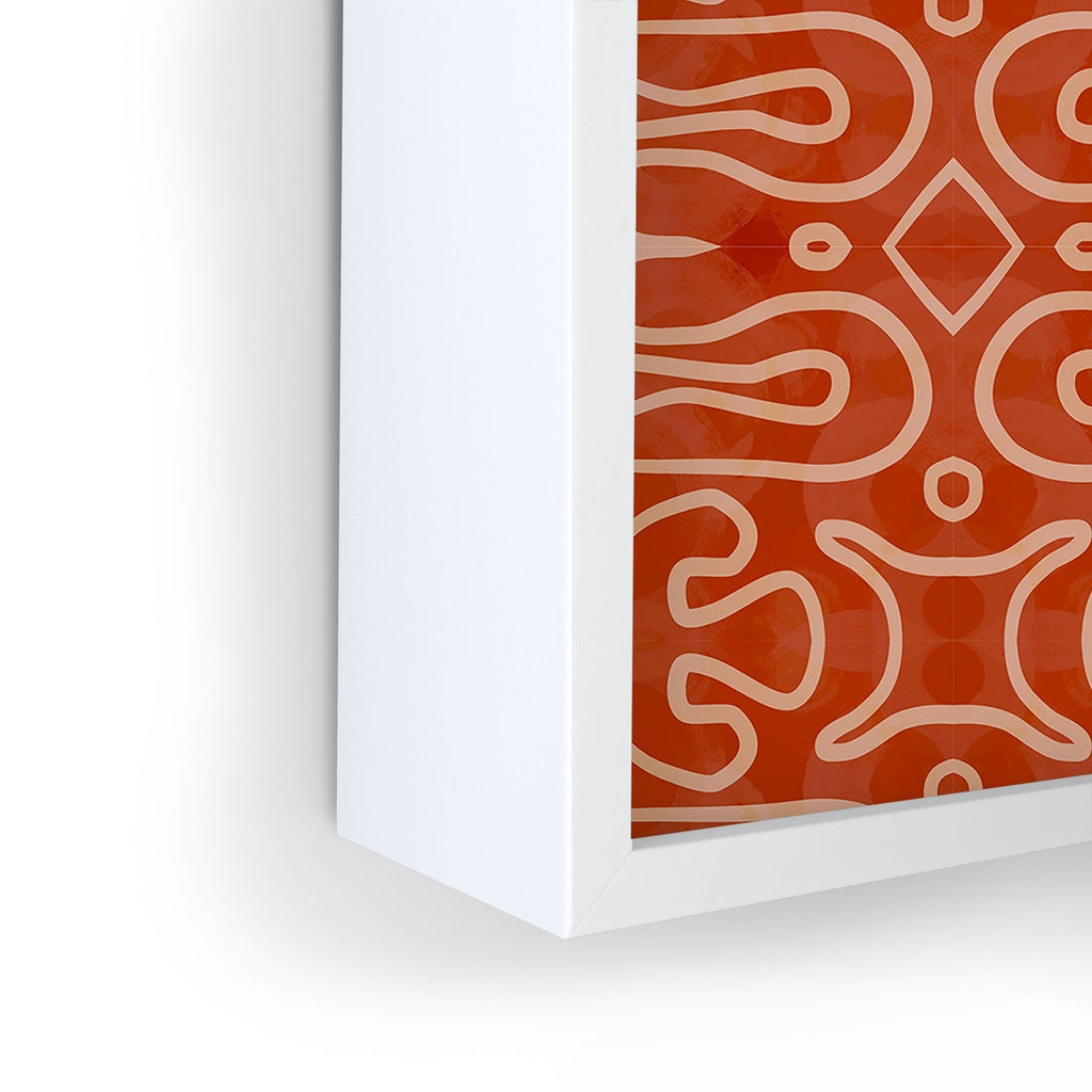 Mirimo Venexiana Burnt Orange Framed Mini Art Print