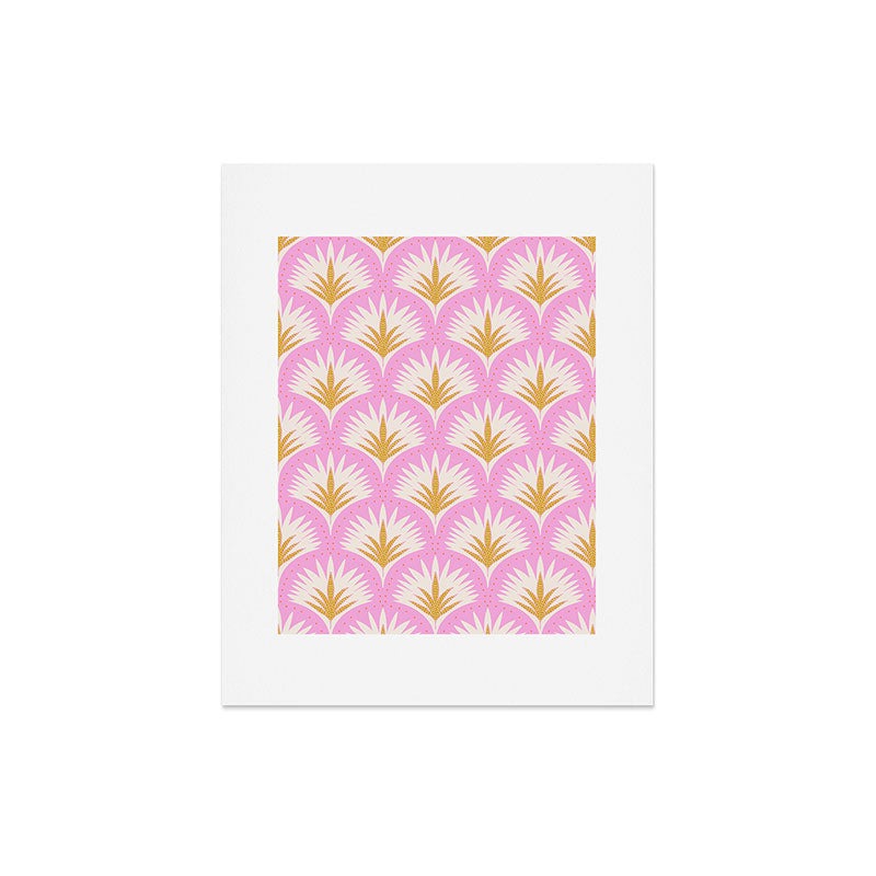 Jennifer Labre Pink Palmetto Art Print